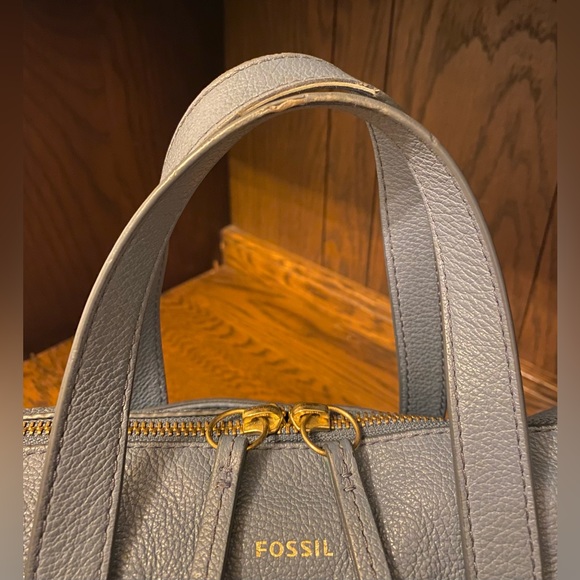 Fossil Sydney Satchel Handbag - DISCONTINUED Faded Indigo - Picture 5 of 8